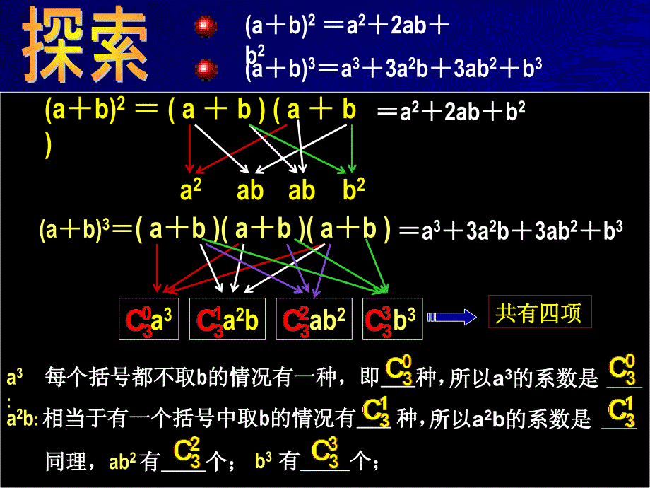 高二数学二项式定理 人教版名师优质资料_第4页