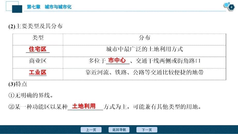 新高考地理一轮复习课件 第17讲　城市内部空间结构与不同等级城市的服务功能　　 (含答案详解)_第5页