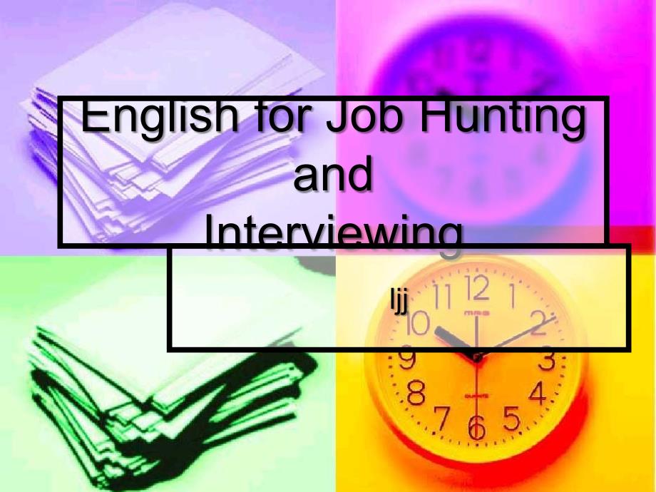 English for Job Hunting and Interviewing_第1页