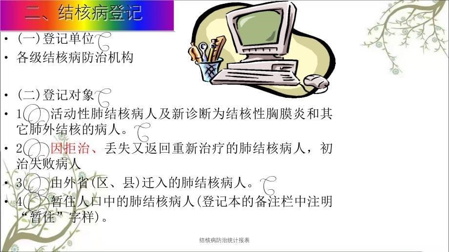 结核病防治统计报表课件_第5页