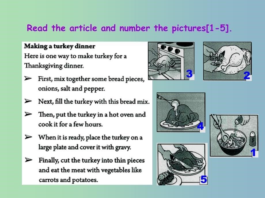 八年级英语上册 Unit 8 How do you make a banana milk shake Section B（2a-2e）课件 （新版）人教新目标版.ppt_第5页