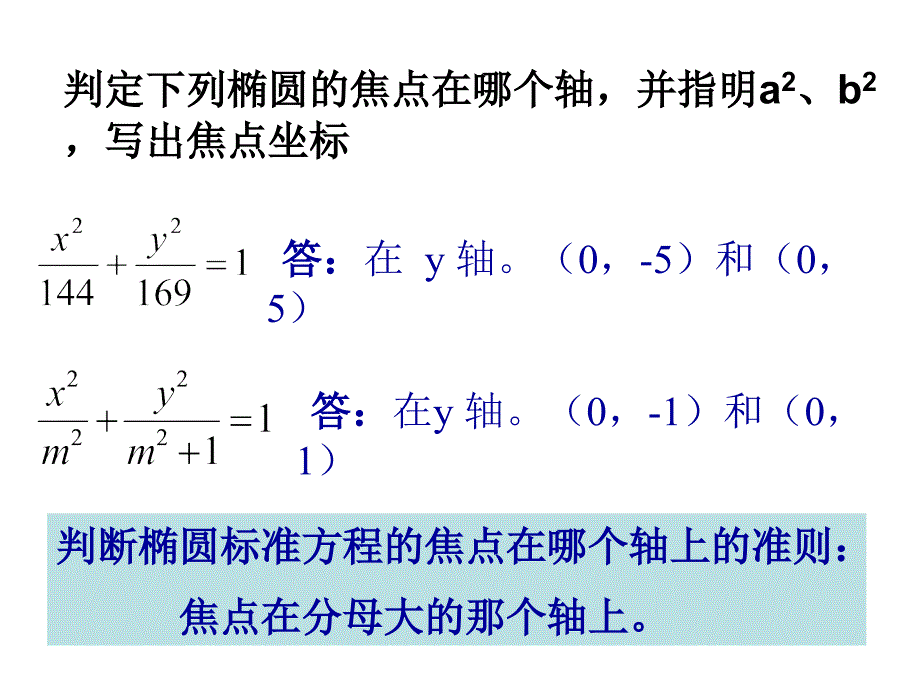 椭圆及其标准方程第二课时_第3页