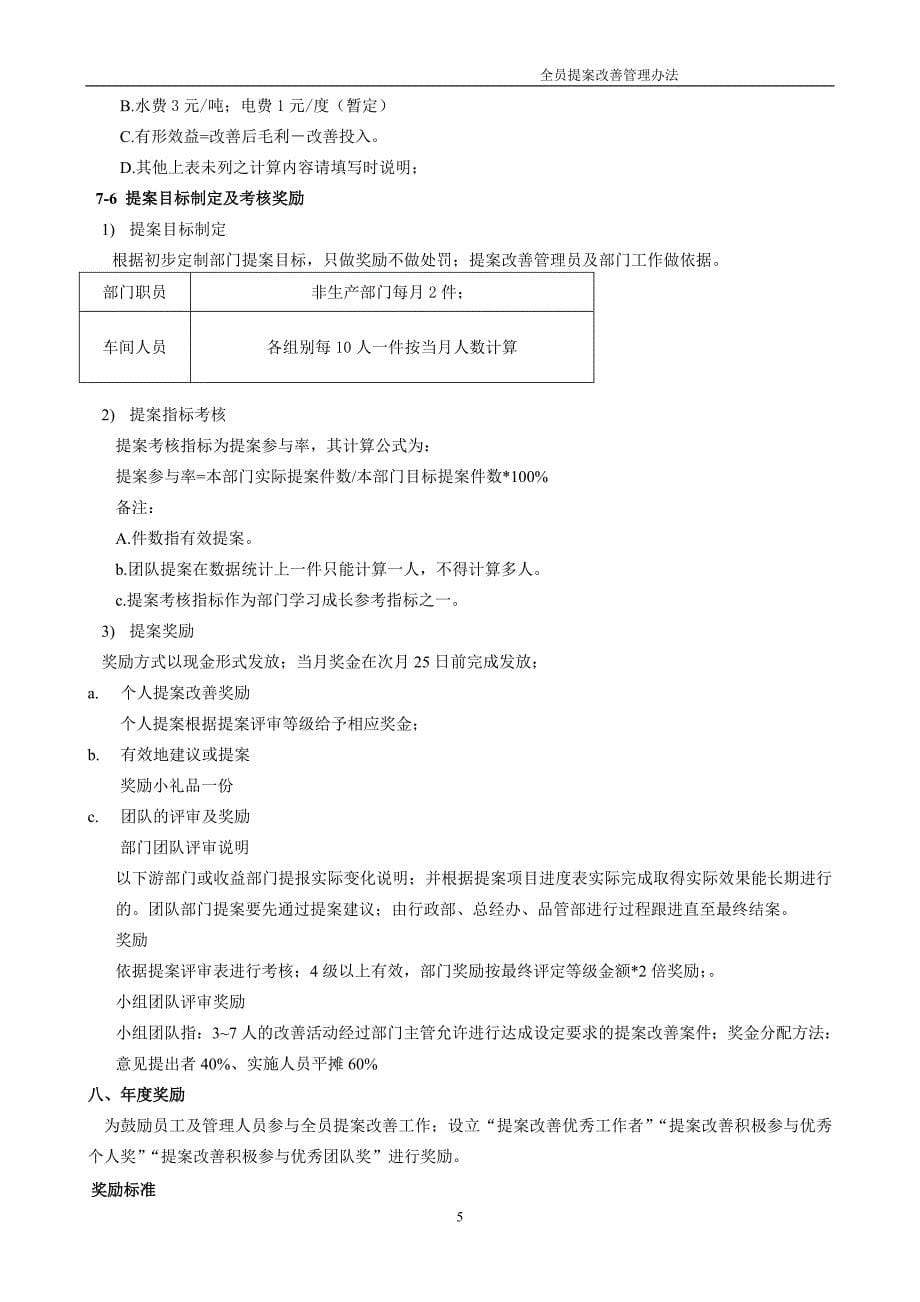 全员提案改善推动管理办法_第5页