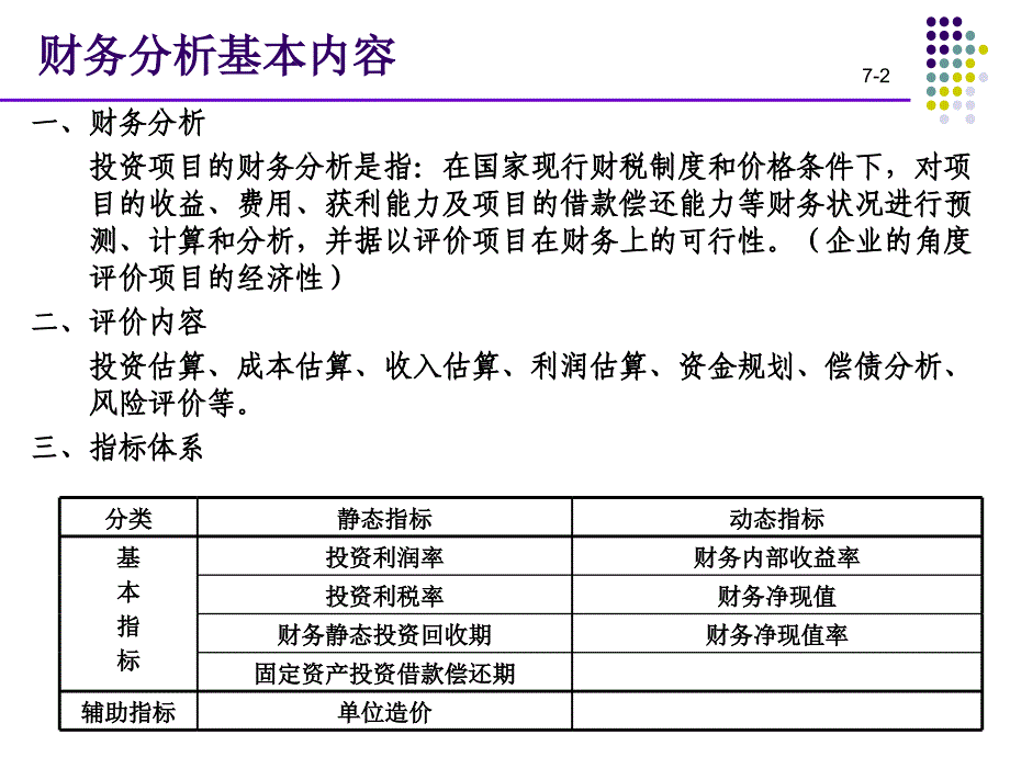 技术经济学：第七章 财务评价及可行性研究_第2页