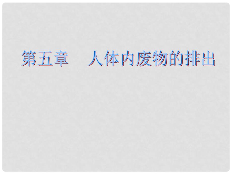 七年级生物下册 第四单元 第五章 人体内废物的排除复习课件 新人教版_第2页