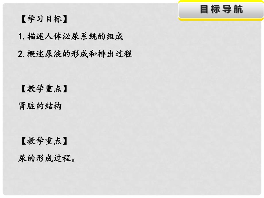 七年级生物下册 第四单元 第五章 人体内废物的排除复习课件 新人教版_第3页