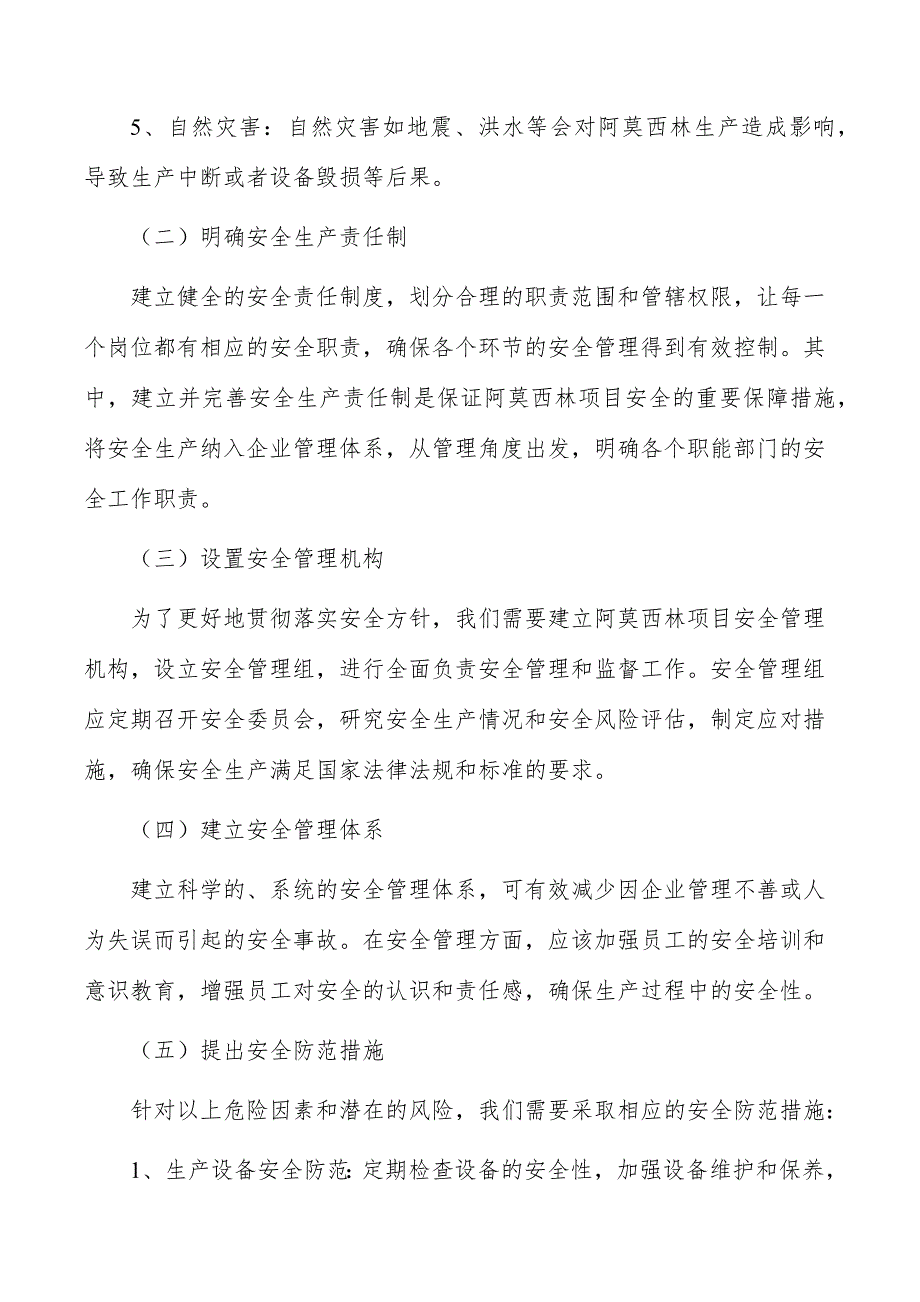 阿莫西林项目安全保障方案_第4页