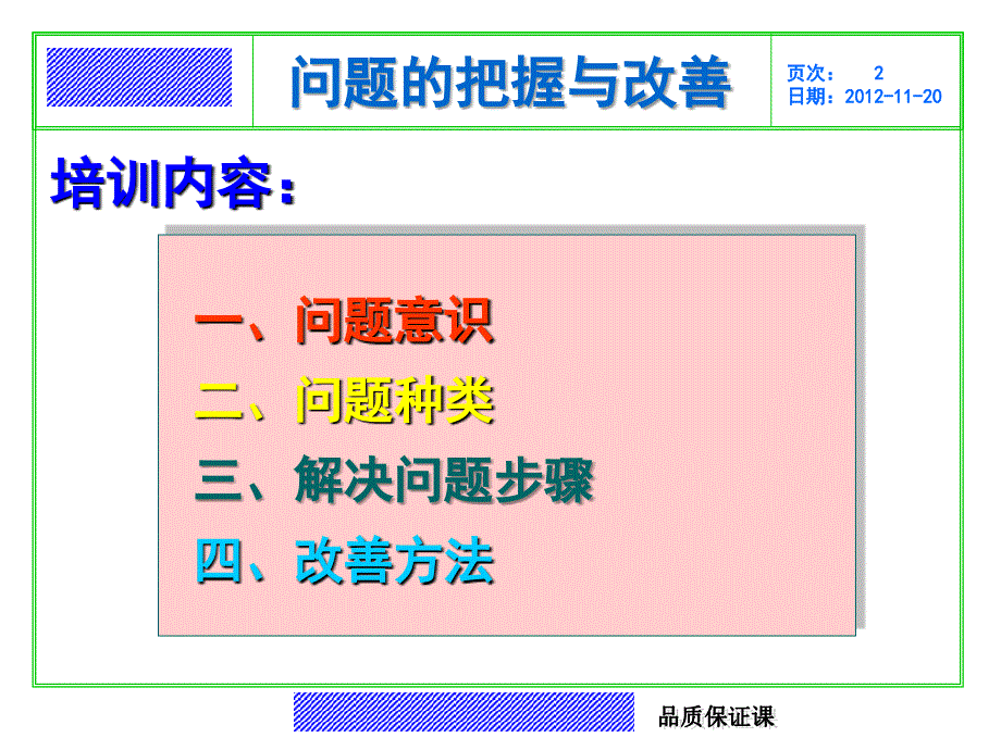 基础易懂问题的把握与改善课件_第2页