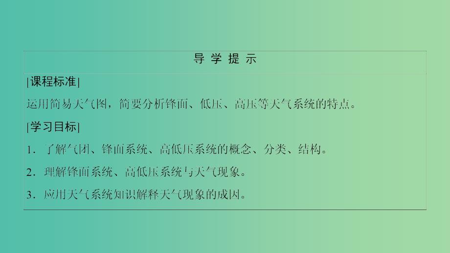 高中地理第二章地球上的大气2.3常见的天气系统课件新人教版.ppt_第3页