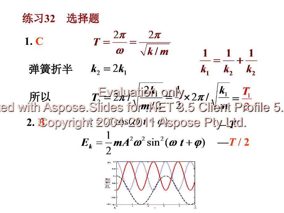 大学物理振动习题答案.ppt_第1页