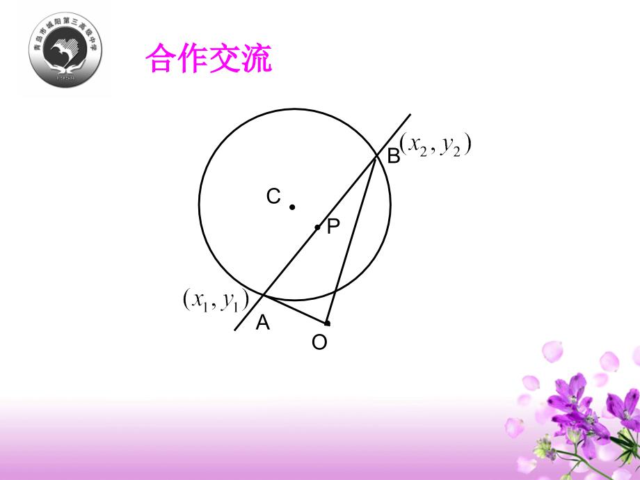 人教版高中数学《直线与圆的位置关系之相交》精品课件_第3页