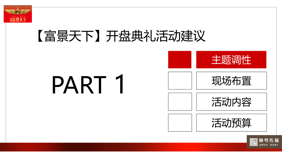 富景天下楼盘地产的项目盛典开盘典活动的方案_第2页