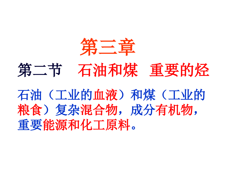 高中化学32石油的炼制煤的干馏课件鲁科版必修2_第1页