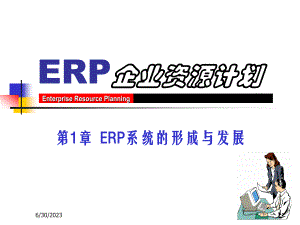 ERP系统的形成与发展学习课件