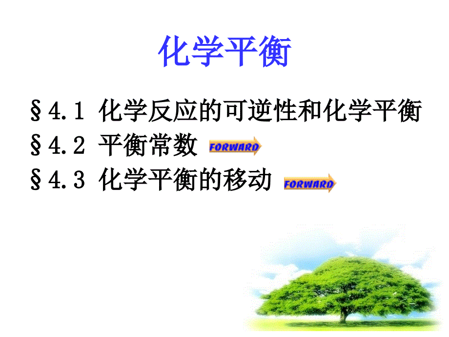 大学无机化学课件化学平衡_第1页