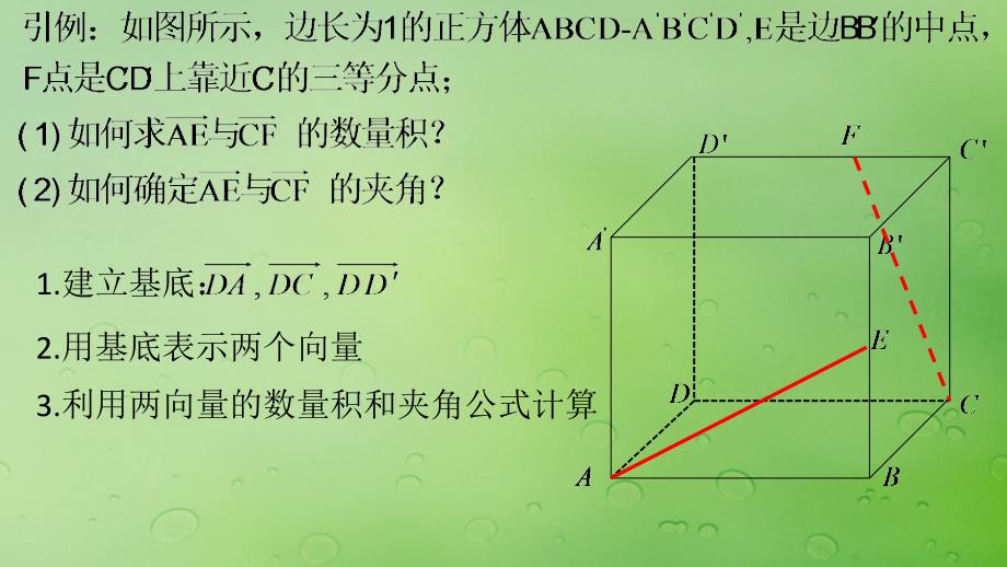 2018年高中数学 第三章 空间向量与立体几何 3.1.4 空间向量的直角坐标运算课件1 新人教B版选修2-1_第2页