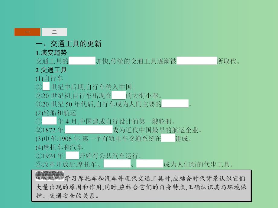 高中历史 4.2 交通和通信工具的进步课件 人民版必修2.ppt_第4页