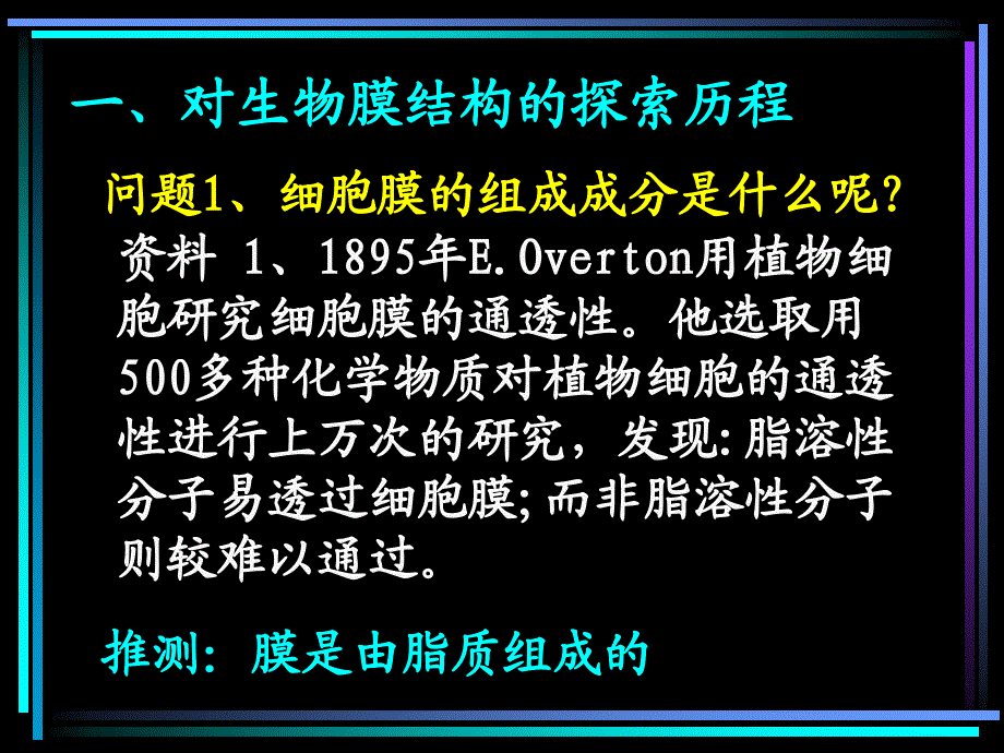 人教版高中生物课件《生物膜的流动镶嵌模型》_第2页