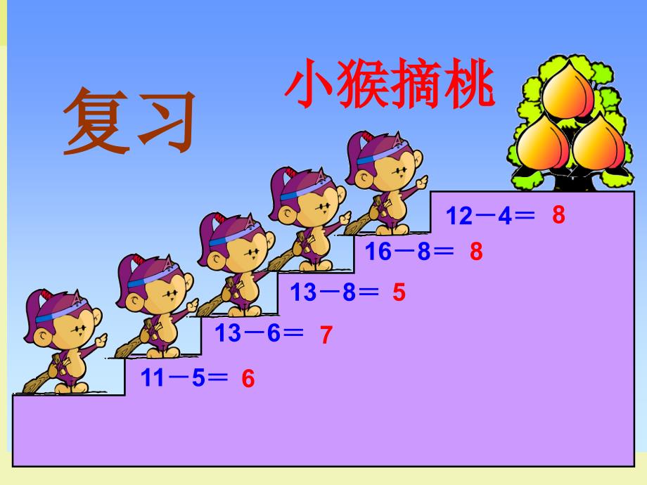 一年级数学下册20以内退位减法解决问题例5找干扰条件_第2页