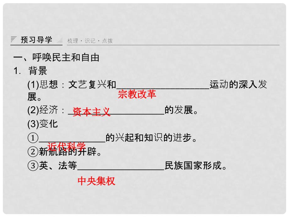 高中历史 专题六 第3课 专制下的启蒙课件 人民版必修3_第3页