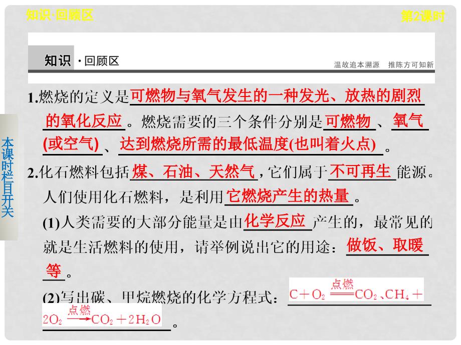 高中化学 2.2.2 热化学方程式燃料燃烧释放的热量课件 苏教版必修2_第2页