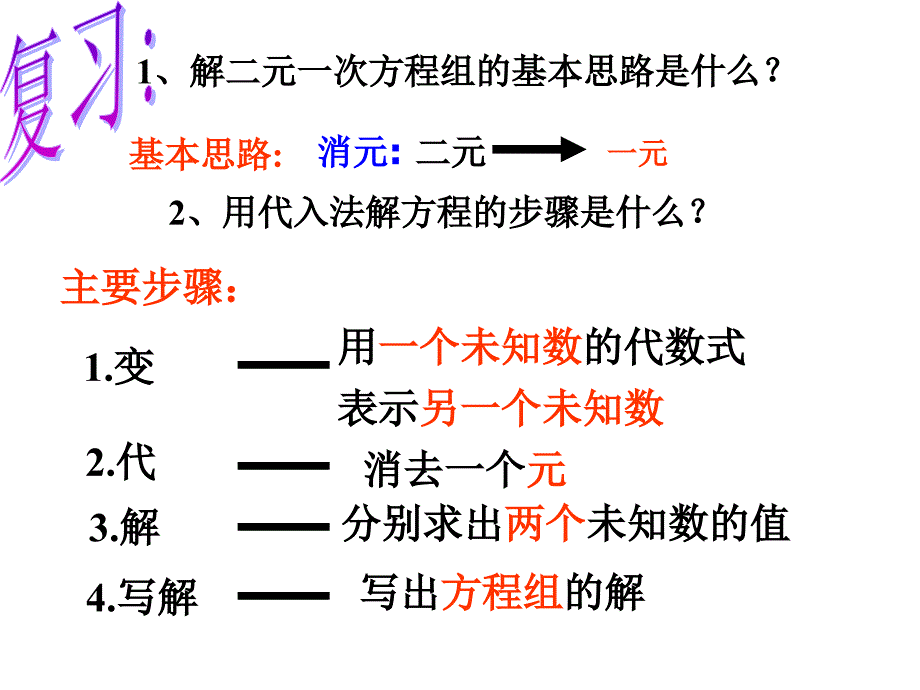 二元一次方程组的解法(二)[精选文档]_第2页