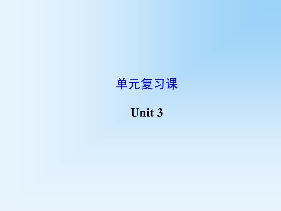 人教版九年级英语第三单元复习课件_第1页