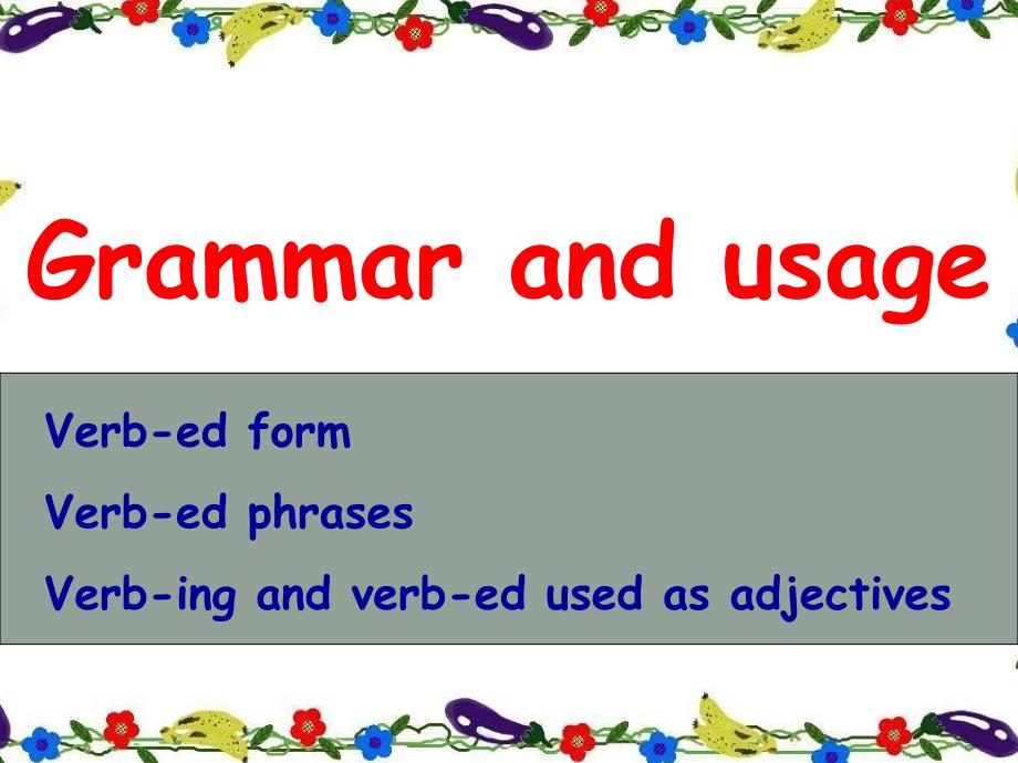 高中英语Unit 3 Science versus natureGrammar外研版必修五_第1页