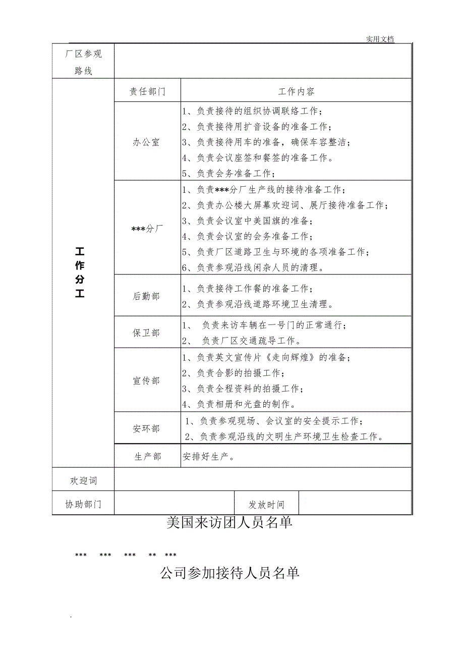 参观接待安排表_第2页