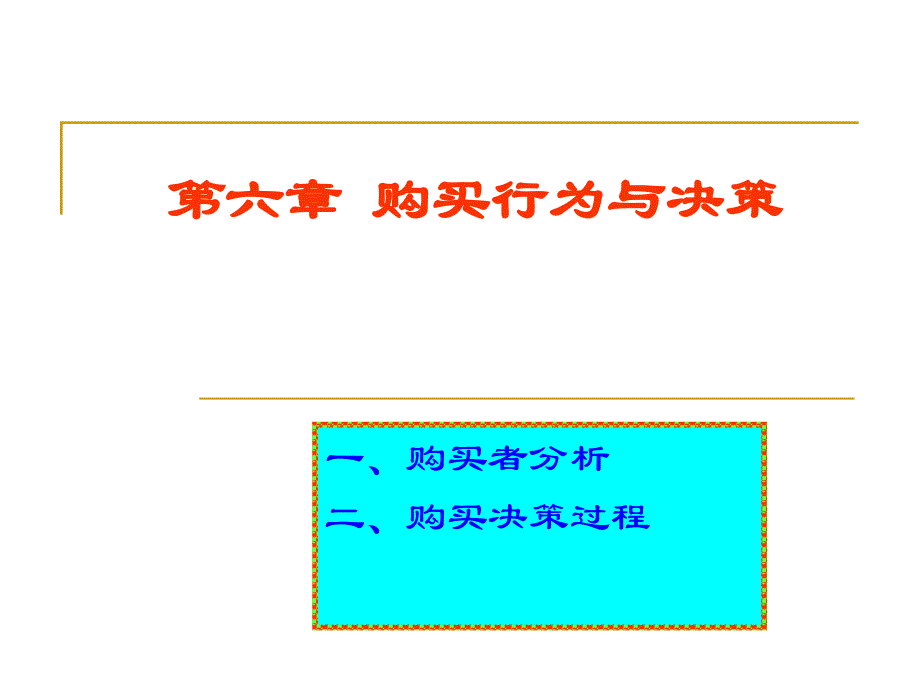 管理学购买行为与决策教学PPT_第1页