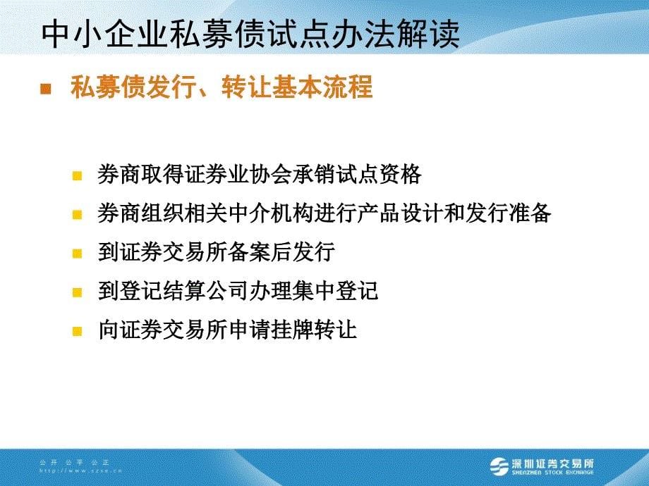 深圳证券交易所中小企业私募债券业务试点办法解读2_第5页