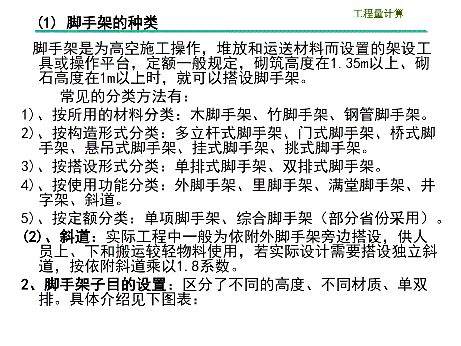 建筑工程计量与计价定额计价第十四章施工技术措施项目14.114.3_第2页