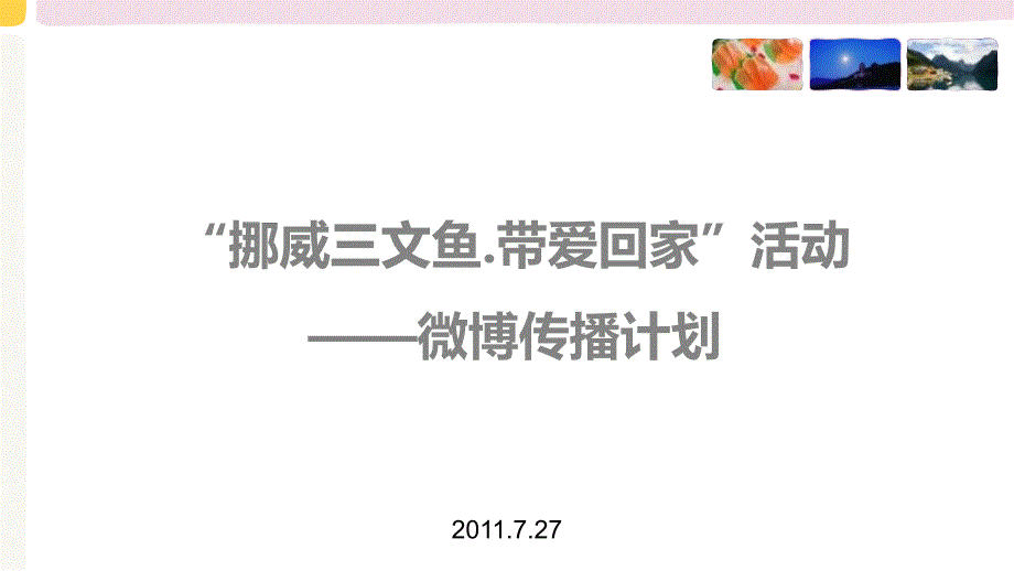 某品牌三文鱼微博营销划方案_第1页