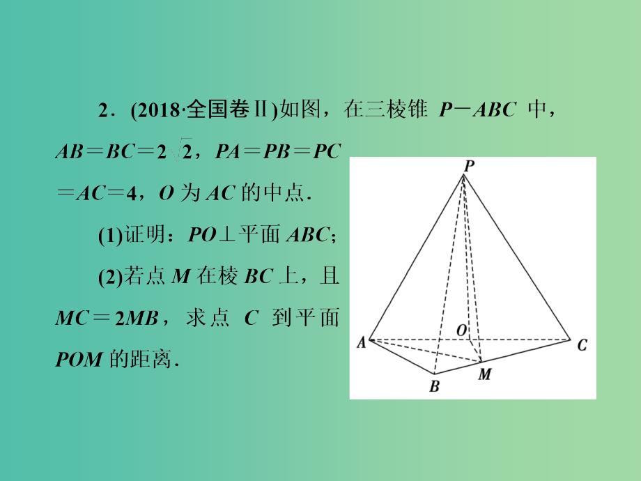 2019年高考数学大二轮复习 专题五 立体几何 第2讲 空间中的平行与垂直课件 理.ppt_第4页