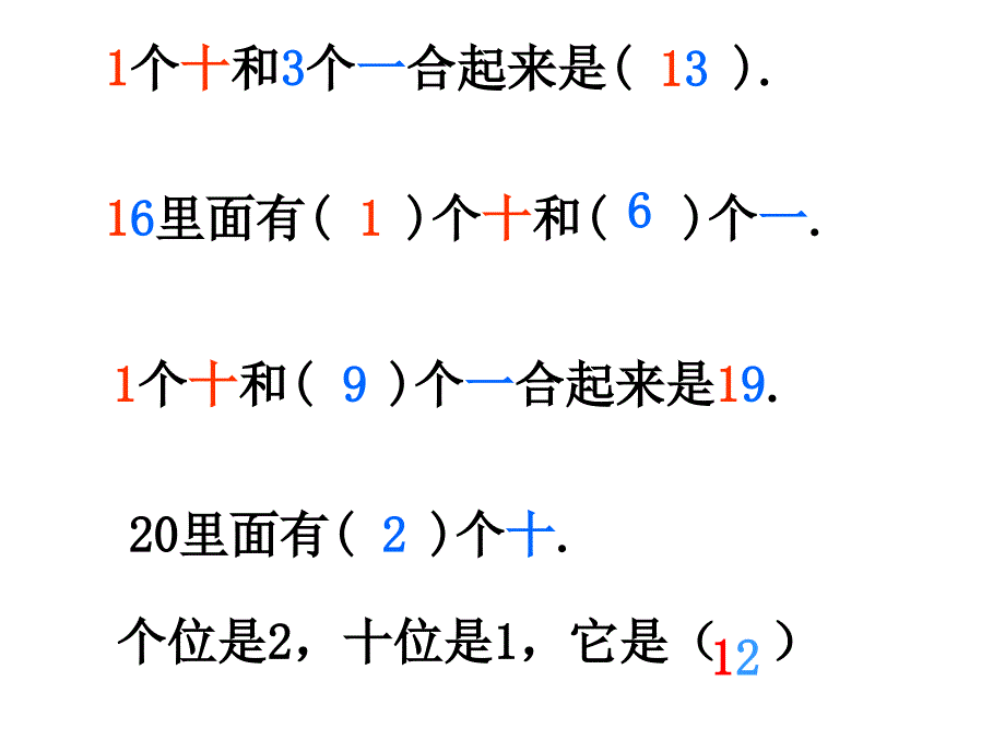 一年级上册数学课件－6.210加几和相应的加减法｜人教新课标 (共18张PPT)_第3页