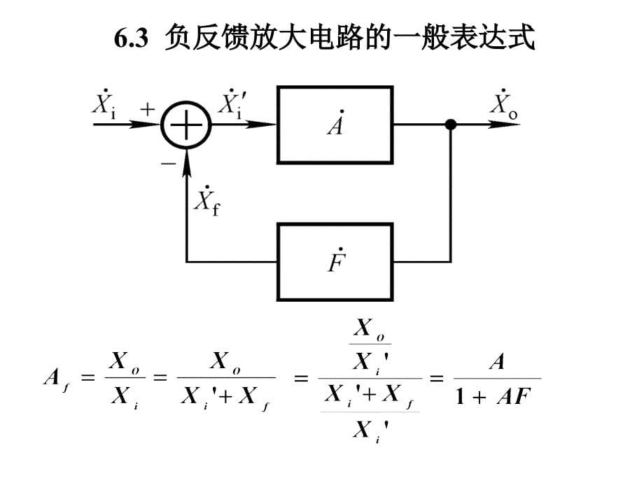 负反馈放大电路的一般表达式_第5页