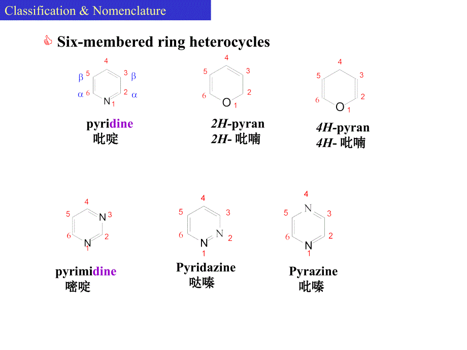 北大有机课件第十四章杂环化合物1_第4页