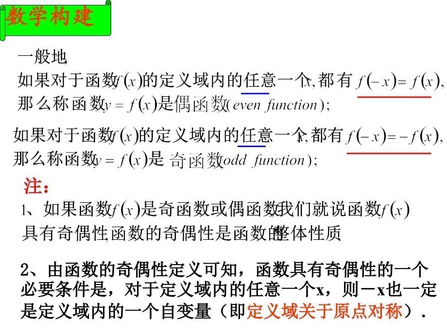 函数的简单性质奇偶性课件_第5页