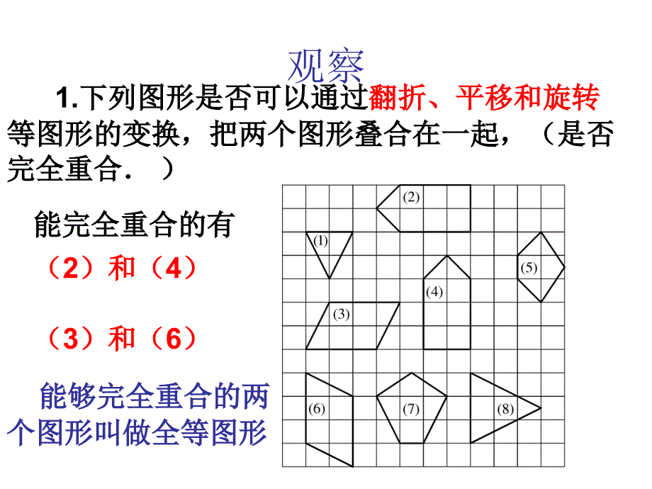 【精品课件】154图形的全等_第3页