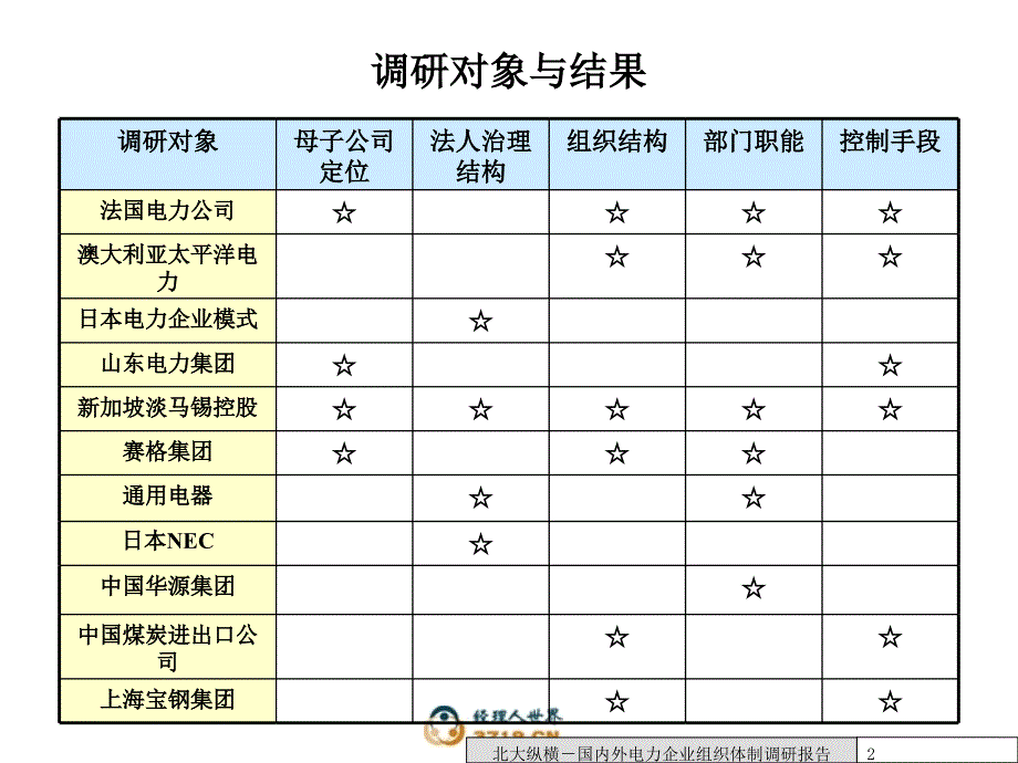 国内外电力企业组织体制调研_第2页