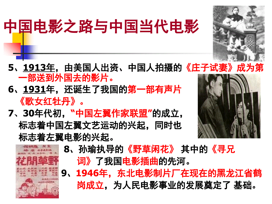 中国电影之路与中国当代电影发展课件_第2页