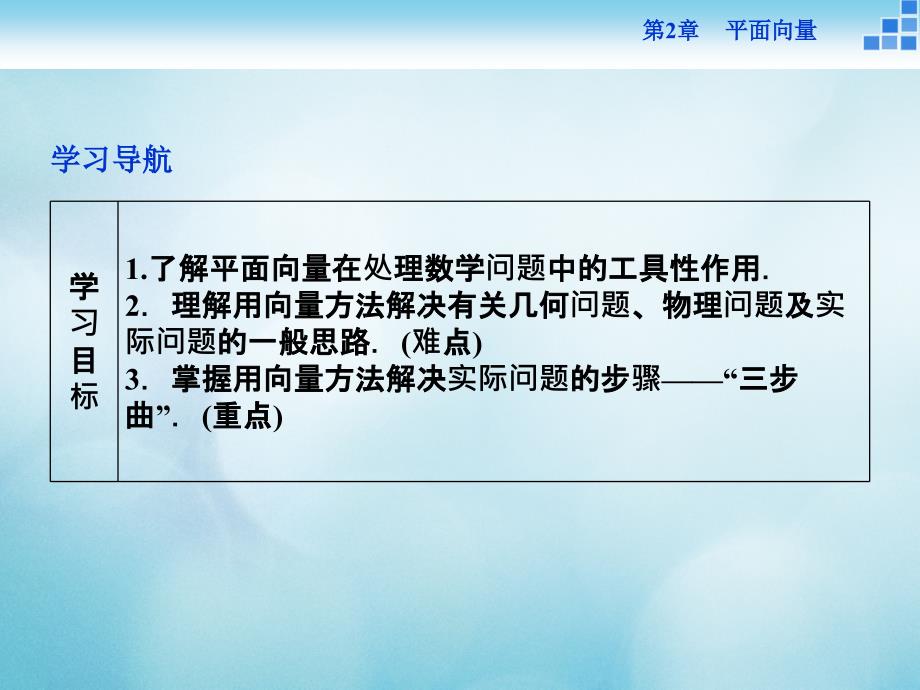 高中数学第二章平面向量2.5向量的应用课件苏教版必修_第2页