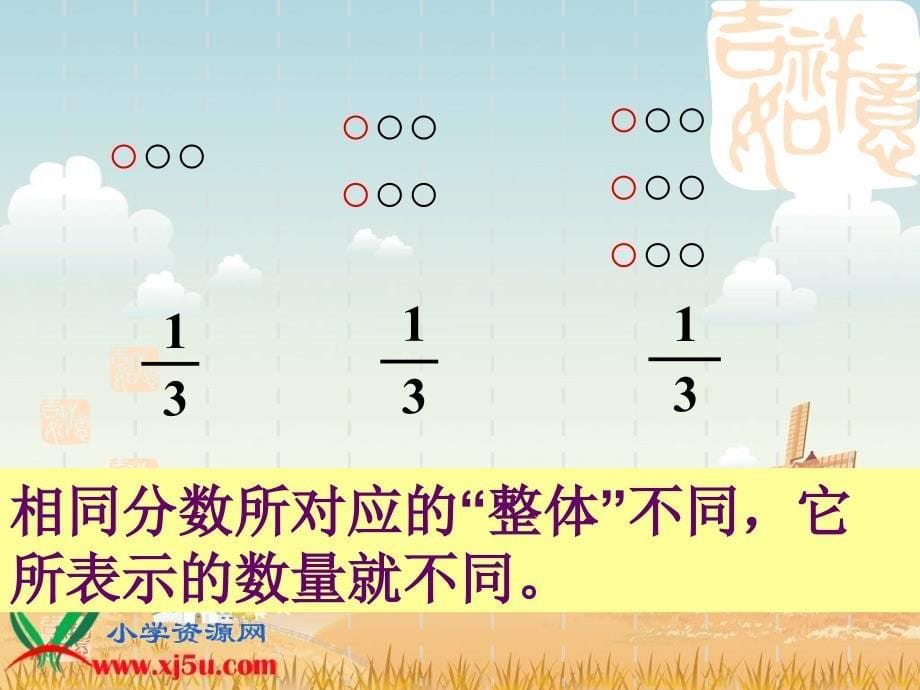 北师大版数学五年级上册分数的再认识PPT课件之五_第5页