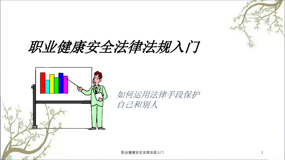 职业健康安全法律法规入门课件_第1页