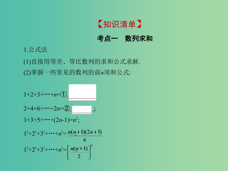 2019高考数学一轮复习 第六章 数列 6.4 数列的综合应用课件 理.ppt_第2页