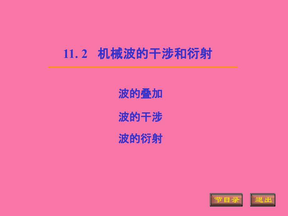 机械波的干涉和衍射ppt课件_第1页