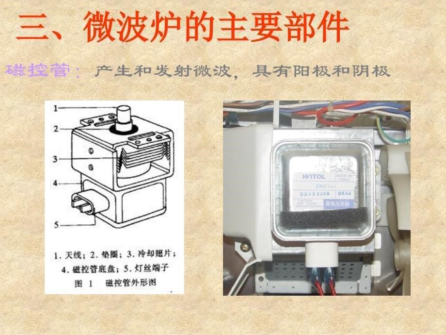 微波炉原理与维修讲坐_第5页