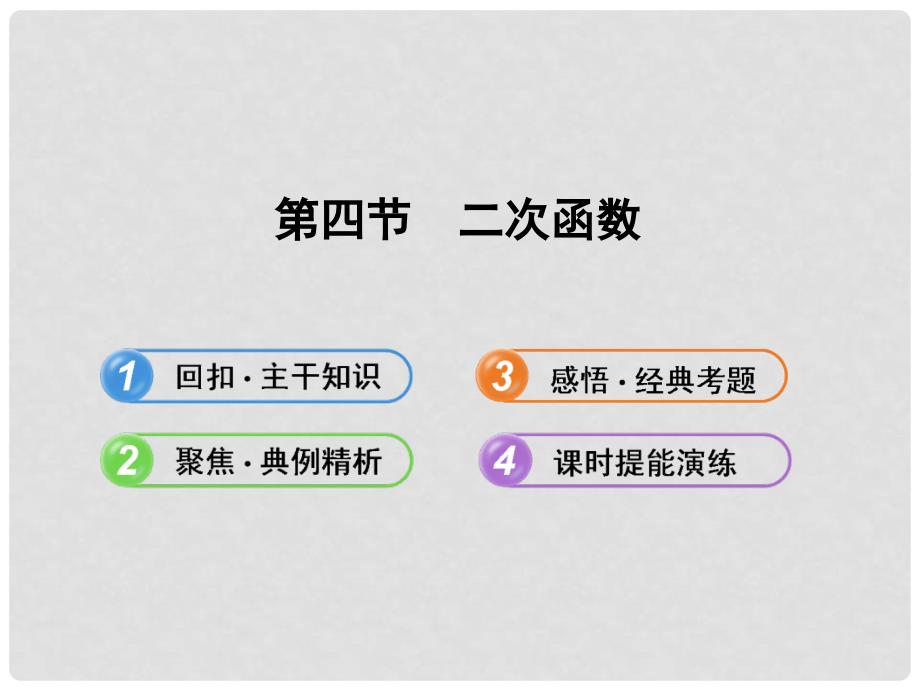 高中数学 2.4二次函数配套课件 北师大版_第1页