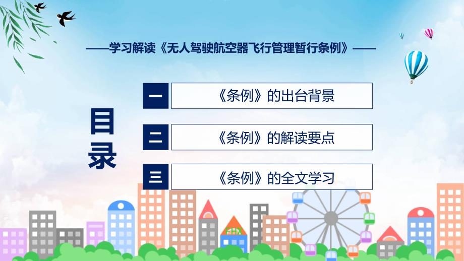 全文解读无人驾驶航空器飞行管理暂行条例内容实用教育PPT_第3页