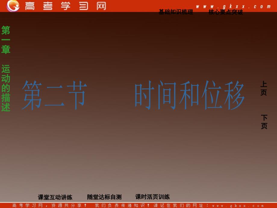高中物理（新）课件：第一章第二节《时间和位移》ppt_第2页